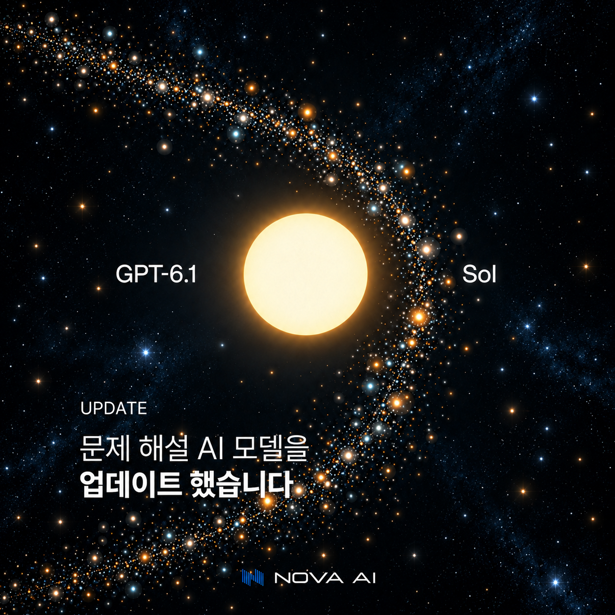 NOVA AI 해설 모델 GPT 6.1 Sol 업데이트